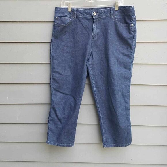 Dana Buchman Cropped Jeans size 12 - Picture 1 of 10
